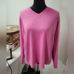 Pink soft sweater size XXL Croft and Barrow